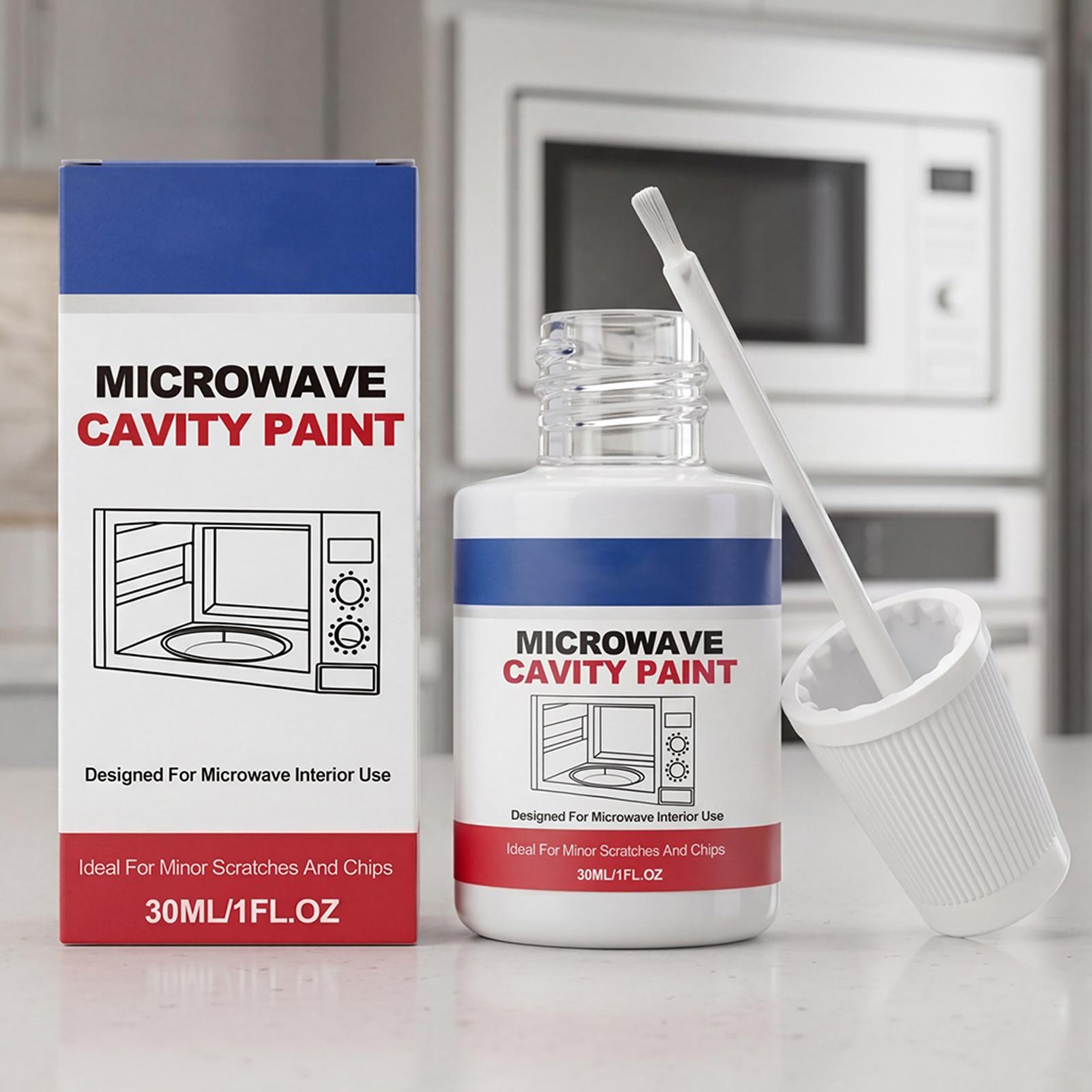 Commercial Kitchen Appliance Repair - 30 ml Hochglanz-Mikrowellen-Reparaturfarbe für Haushaltsgeräte, Reparaturbeschichtung