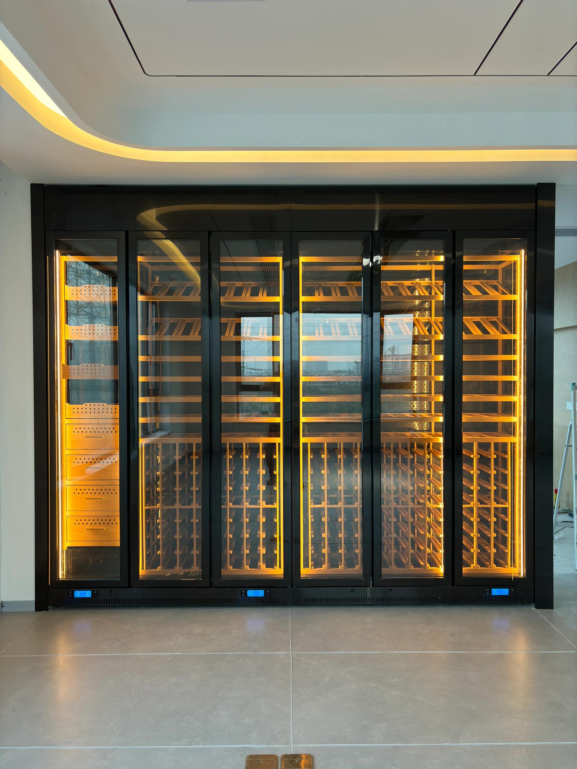 Commercial Kitchen Zones - Kommerzieller Weinkühlschrank Einbau-Weinkühlschrank mit Thermostat Konstante