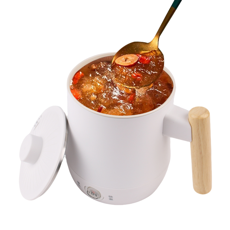 Soup Kettle Warmer - Elektrischer Multifunktions-Gesundheitskochtopf 600ml, Heißwasserkocher, Elektrischer Wasserkocher,