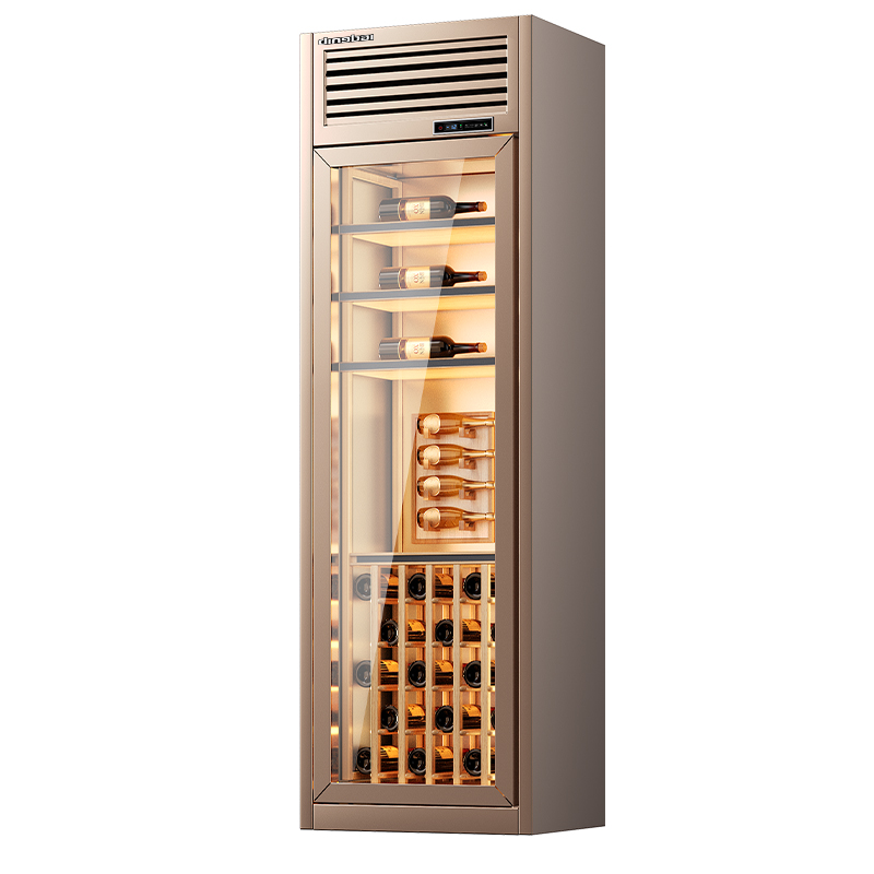 Commercial Kitchen Zones - Freistehender Weinkühlschrank mit zwei Zonen, digitaler