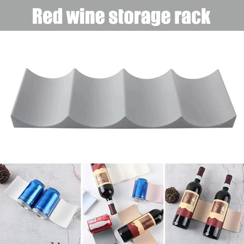 Commercial Kitchen Fridge - 1 Stück stapelbarer Weinflaschenhalter, Weinregal-Organizer für