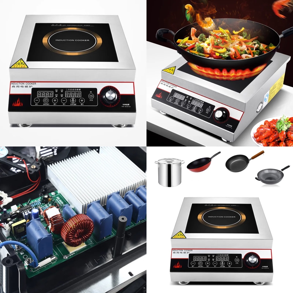 Commercial Kitchen Zones - 5000W Induktionskochfeld für Gewerbliche Küchen, Einzelzone