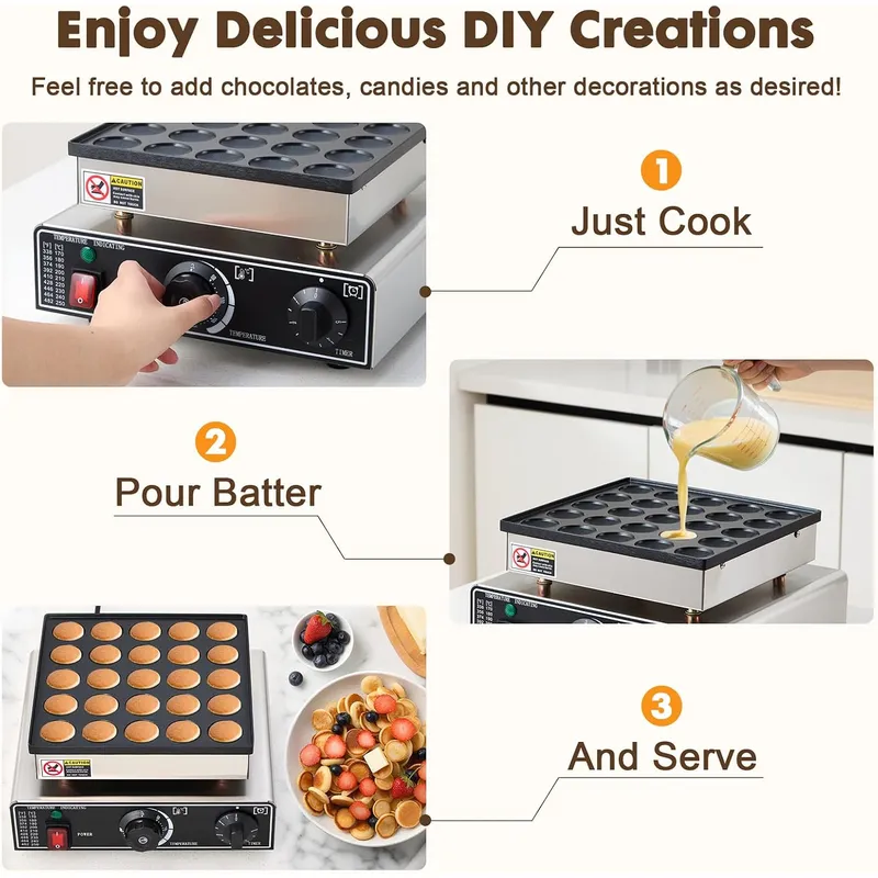 Mini-Pfannkuchen-Maker Kommerz – Commercial Kitchen And Bar Bewertung und Preis