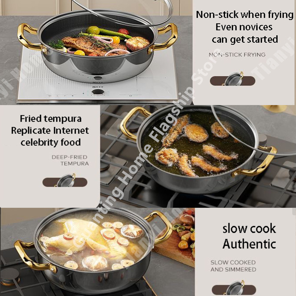 30cm Edelstahl Suppentopf Wok  – Soup Kettle Warmer Bewertung und Preis