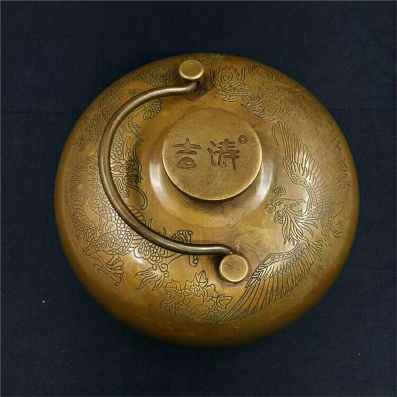 Drachen- und Phönix-Messing-Ha – Soup Kettle Warmer Bewertung und Preis