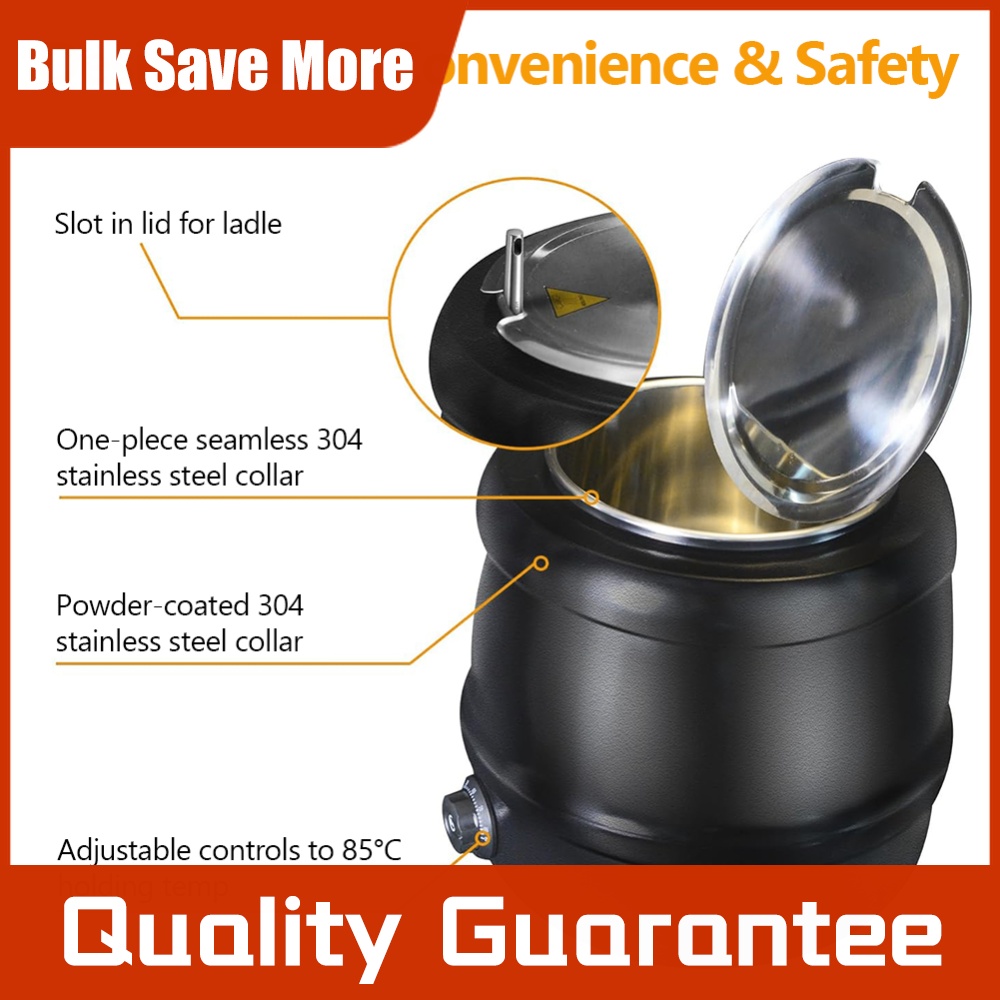 10L Suppenkessel mit Klappdeck – Soup Kettle Warmer Bewertung und Preis