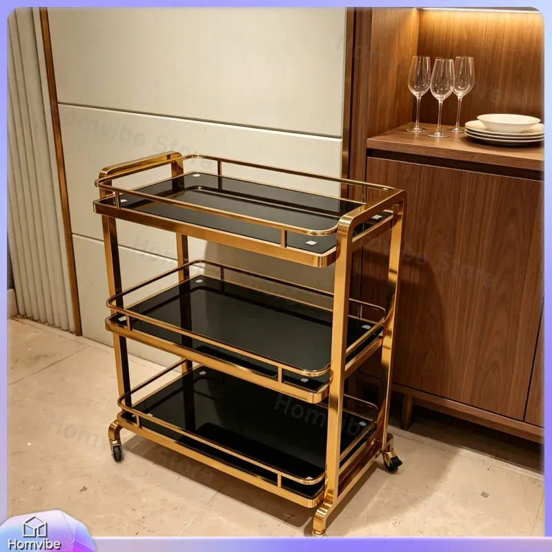 Edelstahl 3-stöckiger Rollwage – Commercial Kitchen And Bar Bewertung und Preis