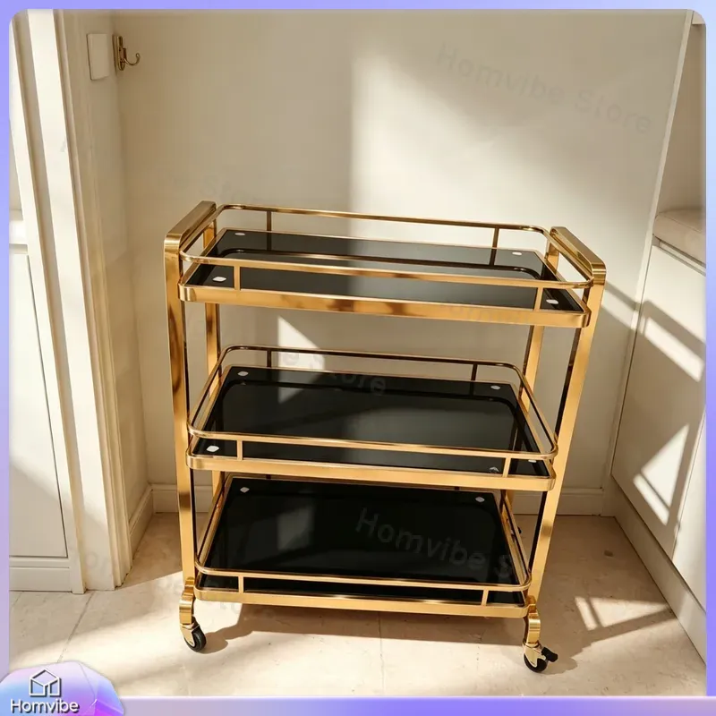 Edelstahl 3-stöckiger Rollwage – Commercial Kitchen And Bar Bewertung und Preis