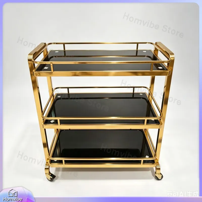 Edelstahl 3-stöckiger Rollwage – Commercial Kitchen And Bar Bewertung und Preis