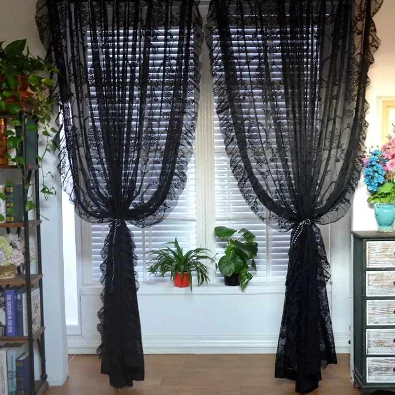 Schwarze florale Tüllvorhänge  – Commercial Kitchen Canopy Bewertung und Preis