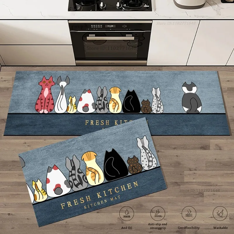 Katze Küche Ecke Lange Boden M – Commercial Kitchen Vinyl Bewertung und Preis